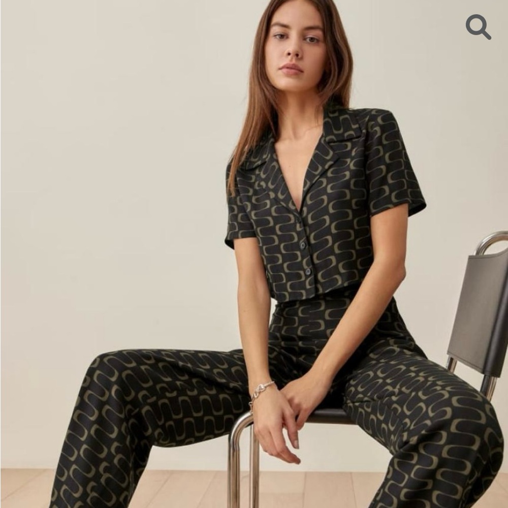 Reformation Noah Two-Set in Linguine sz 6